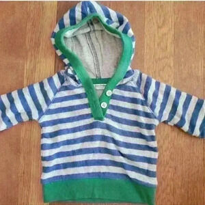 Baby Boden Hooded Henley Shirt